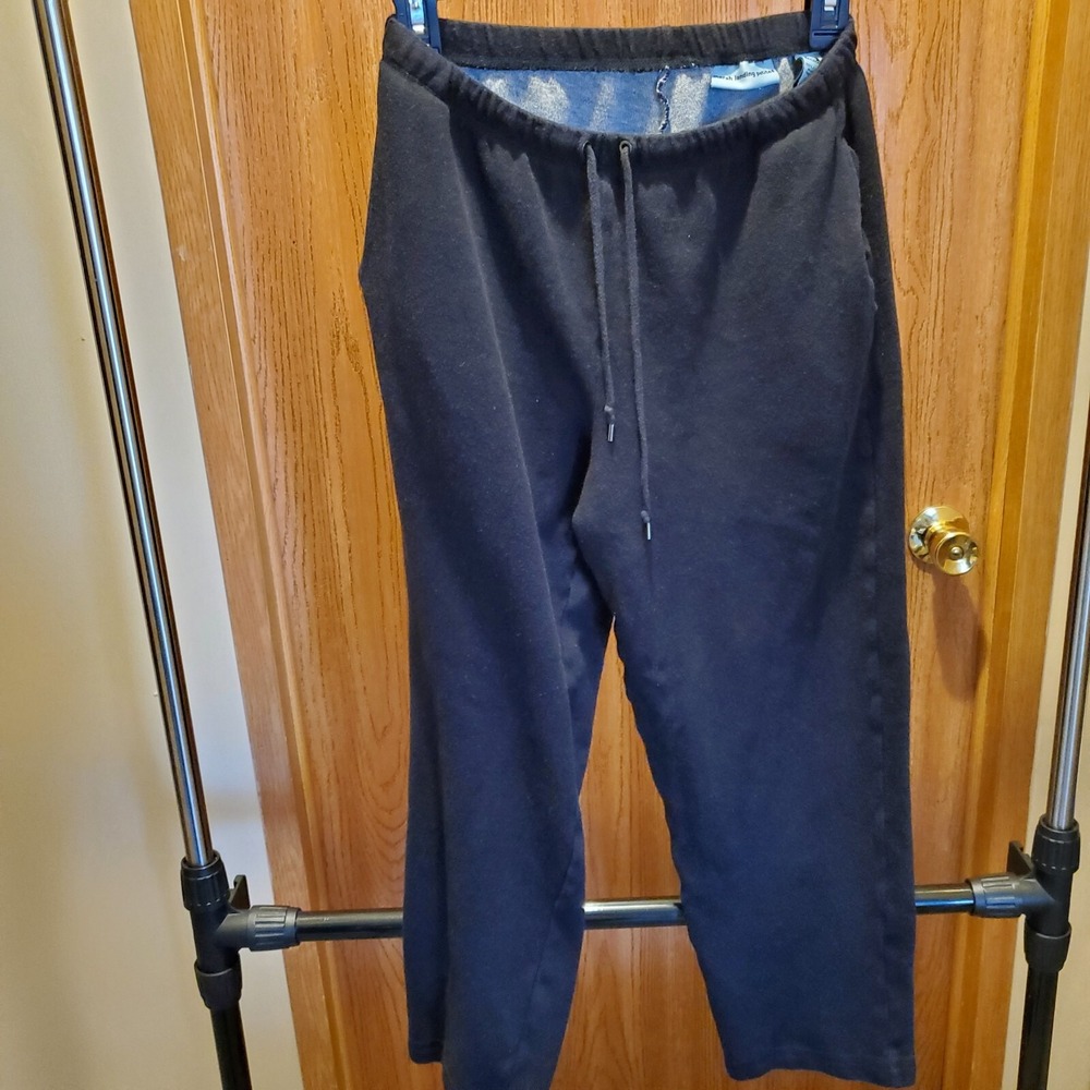 PS Marsh Landing Womens Activewear Pants Black Drawstring Petites small with poc